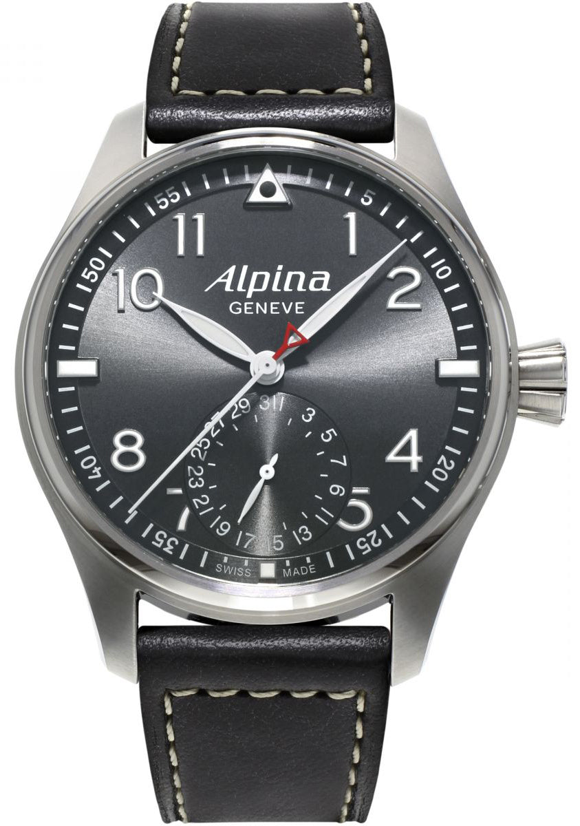 Alpina Startimer Pilot Automatic Men's Watch AL 710G4S6 - Swiss Made Chronograph for Aviation Enthusiasts & Business Professionals