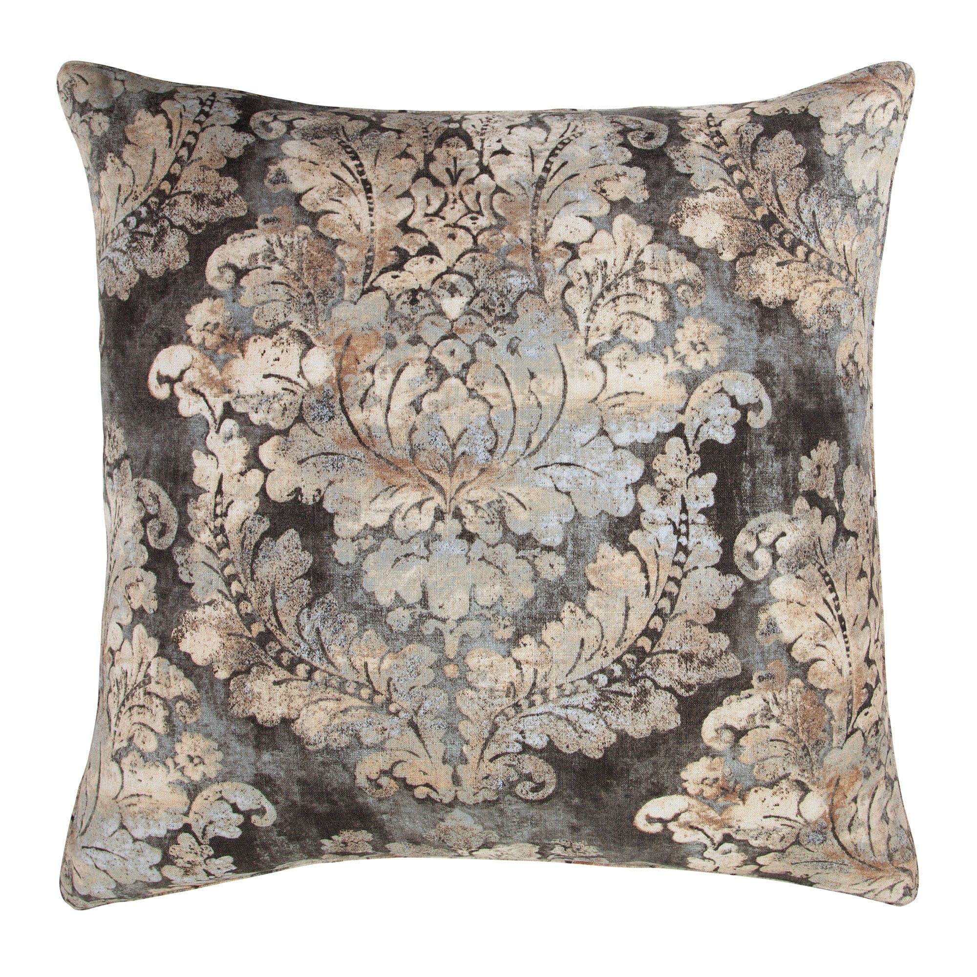 Victoria Euro Sham Pillow Cover - Premium Cotton Decorative Pillowcase for Bedroom & Living Room - Elegant Home Decor for Sofa, Couch, and Bed