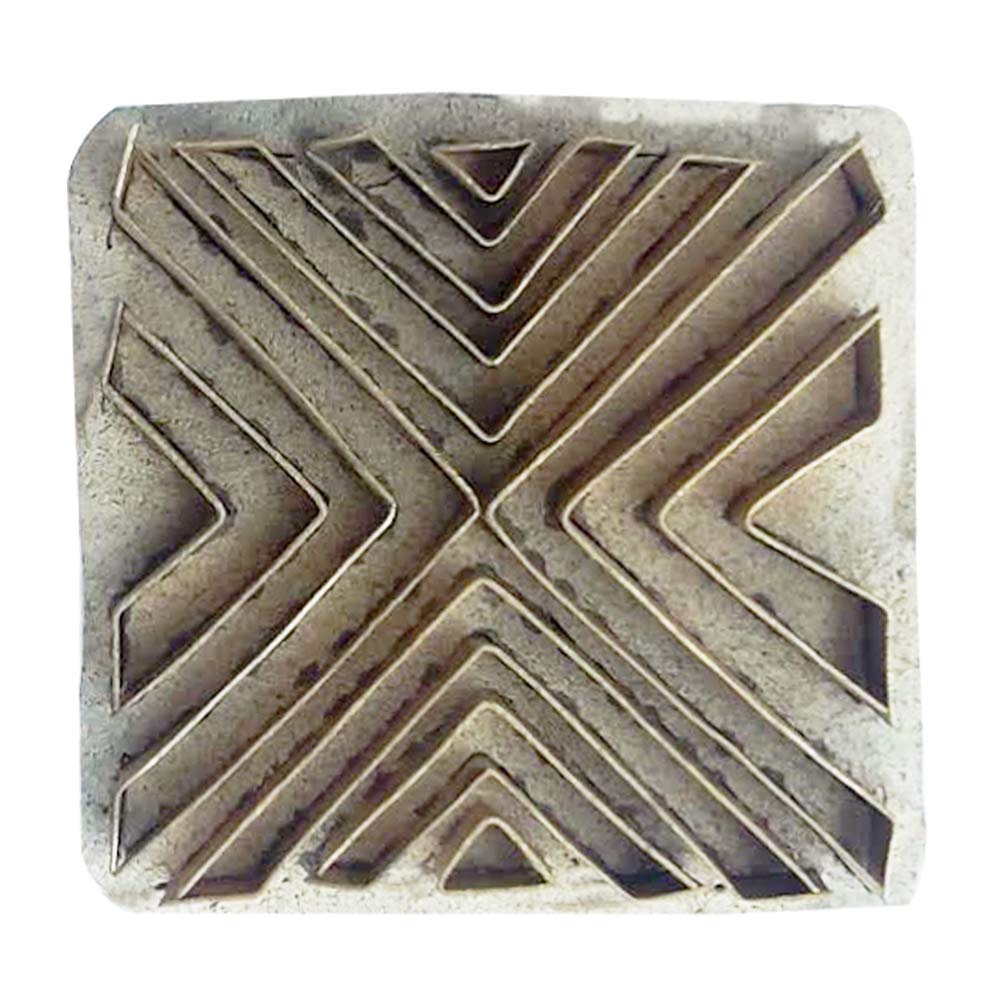 Royal Brass Wooden Stamps for Clay, Pottery & Fabric Printing - DIY Crafts & Decor
