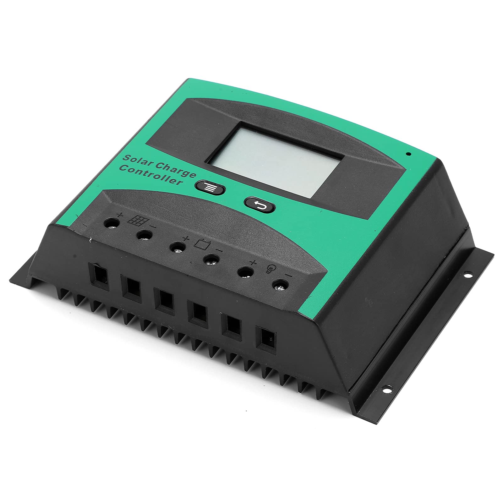 Automatic Solar Charge Controller with LCD Display - 12V/24V for Home, Commercial & Industrial Use | Solar Panel Battery Regulator for Off-Grid Power Systems