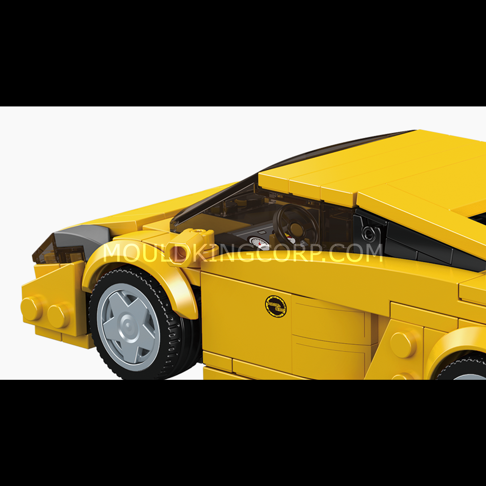Mould King 27076 Lamborghini Gallardo Sports Car Building Kit | 342-Piece Model Set for Adults & Teens | Perfect for Collectors, DIY Enthusiasts & Home Office Decor