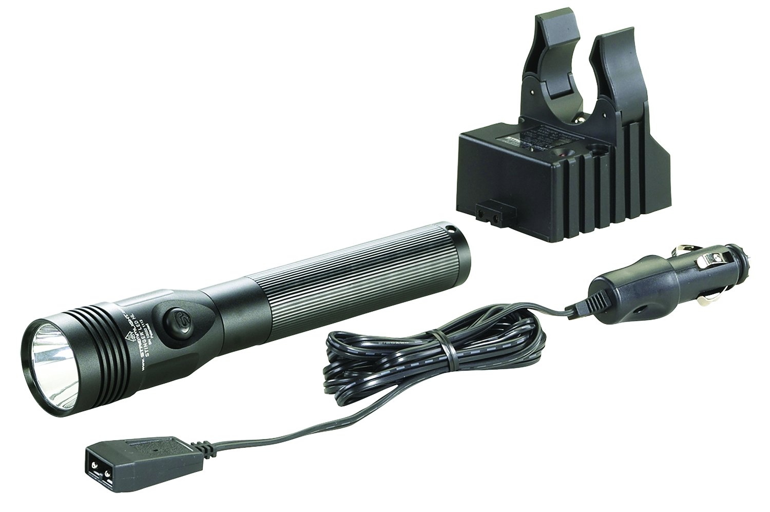 Streamlight 75432 Stinger LED Rechargeable Flashlight - 800 Lumens High-Intensity Light with 12V DC Charger | Perfect for Law Enforcement, Security, and Outdoor Adventures