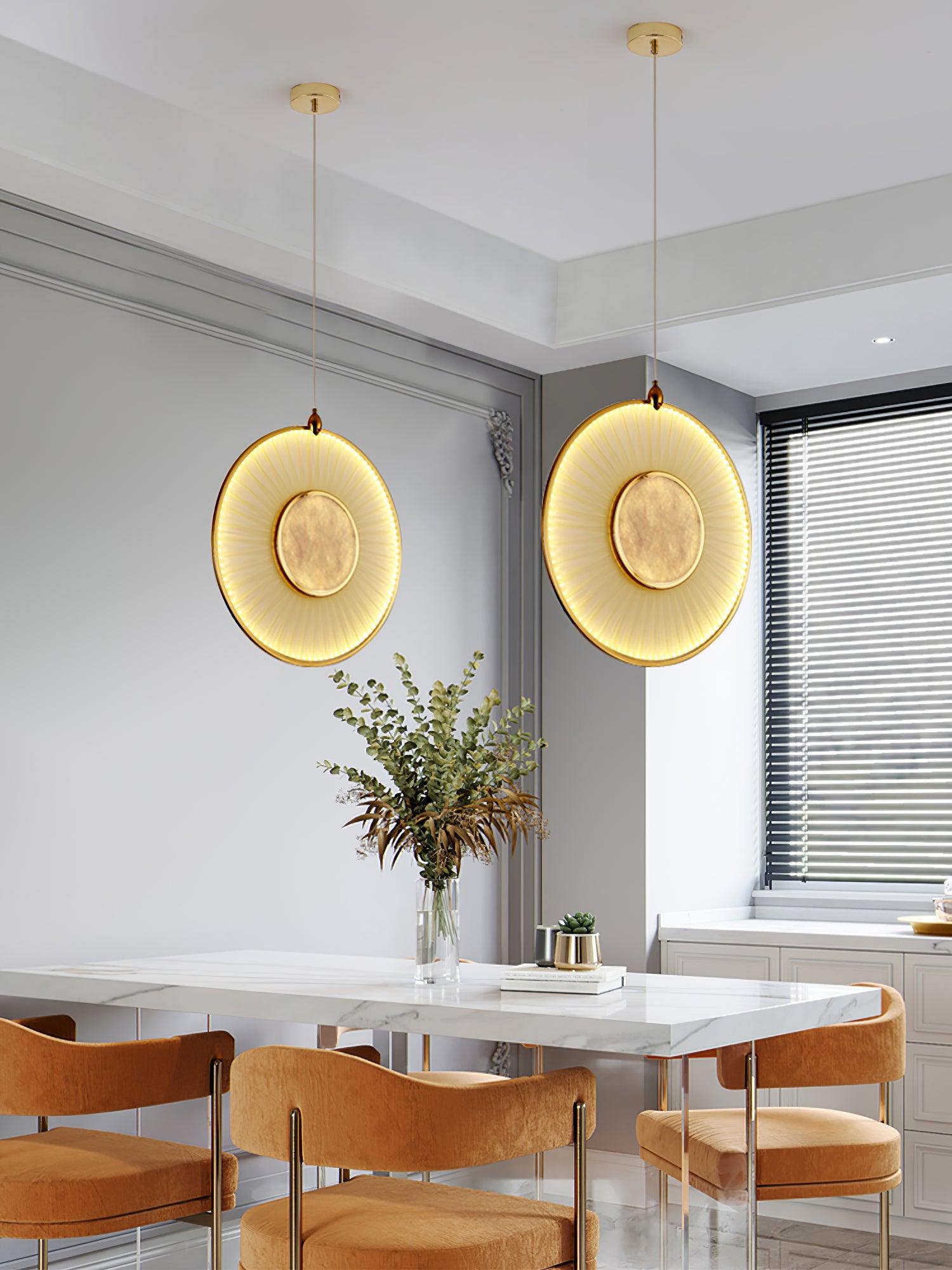 Dix Heures Modern Pendant Light - Elegant Hanging Chandelier for Dining Room, Kitchen, or Bedroom Lighting
