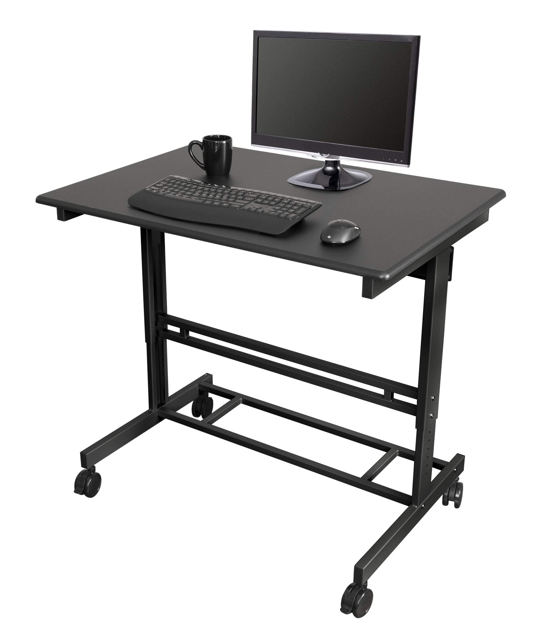 Adjustable Height Standing Desk with Wheels - 40