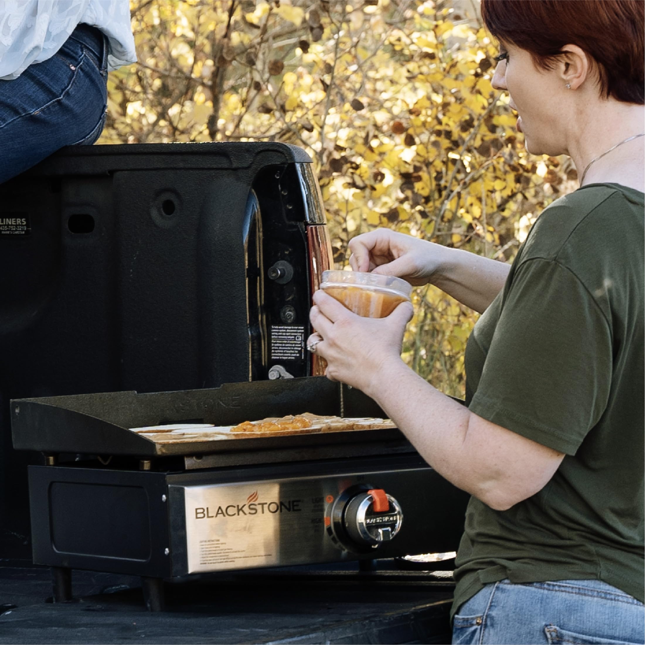 Blackstone 1971 Original 17-Inch Tabletop Griddle with Stainless Steel Front Plate & Powder Coated Steel - Perfect for Outdoor Cooking, Camping, BBQs, and Backyard Parties