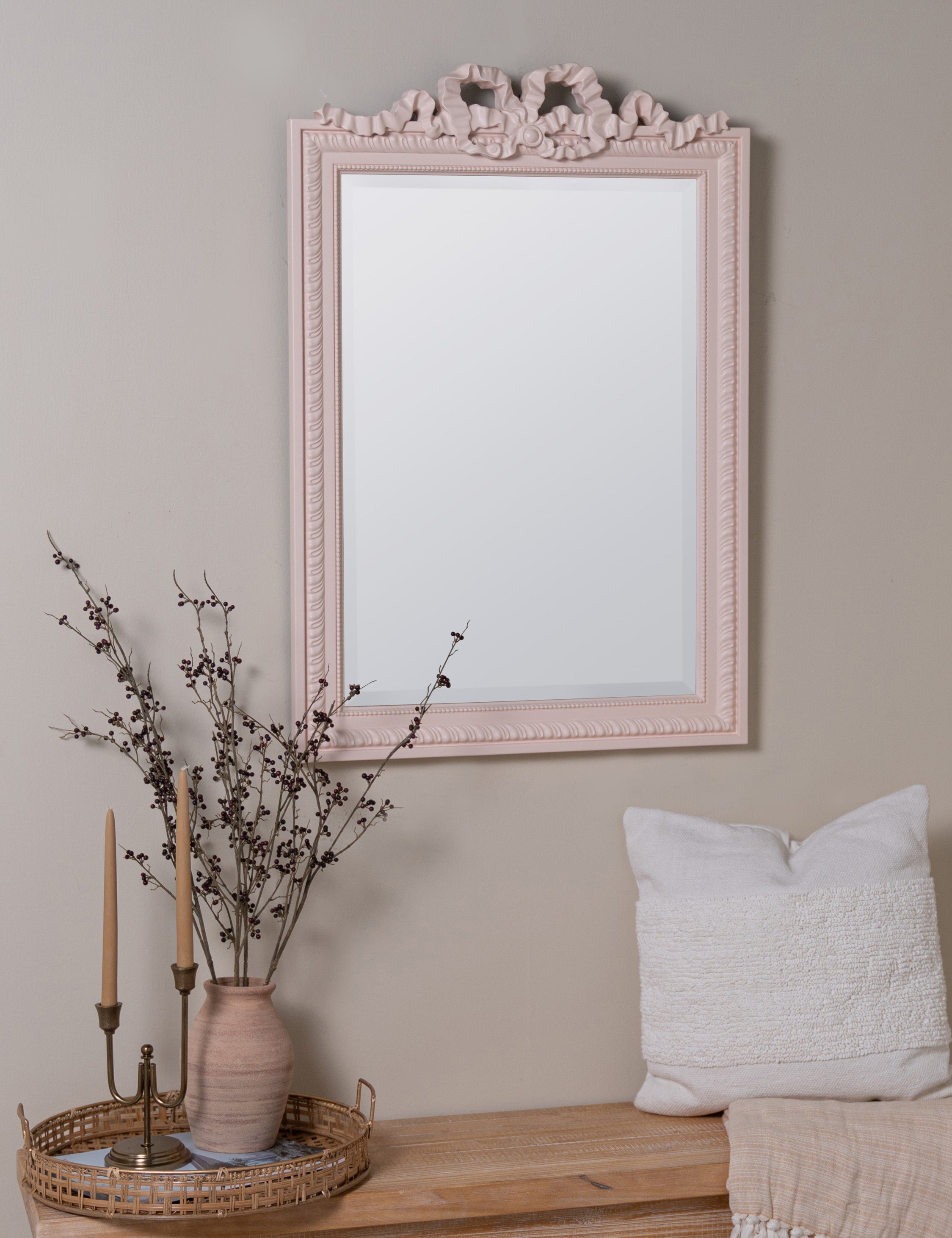 Caitlin Wilson Clarence Mirror - Elegant Wall Mirror for Home Decor, Living Room, Bedroom & Entryway | Vintage-Inspired Design with Gold Frame