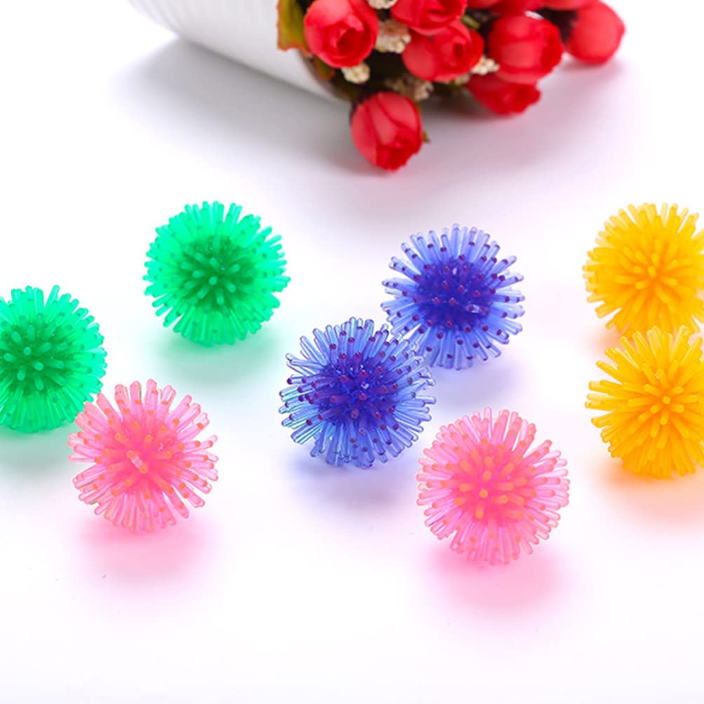 **Mipcase 5-Pack Cat Prickly Ball Toy - Interactive Catnip Teaser for Kittens & Small Dogs - Fun Teething & Playtime for Indoor & Outdoor Pets**