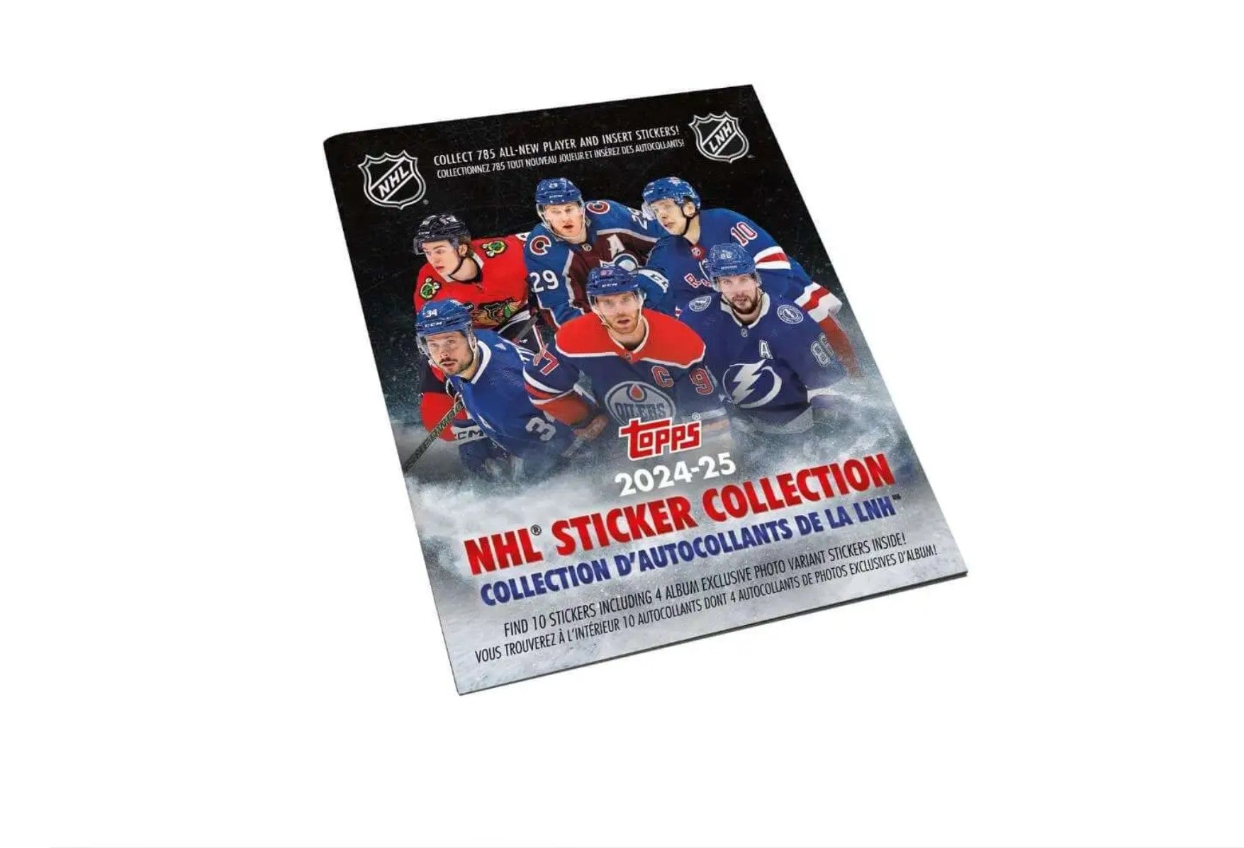 2024-2025 Topps NHL Hockey Sticker Collection Album - Complete Player & Team Stickers for Trading, Collecting & Display - Perfect for NHL Fans & Card Collectors