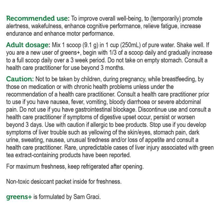 Genuine Health Greens+ Original Tropical Fruit Superfood Powder 228g - Boost Energy, Detox & Immunity - Perfect for Smoothies, Juices & Daily Wellness