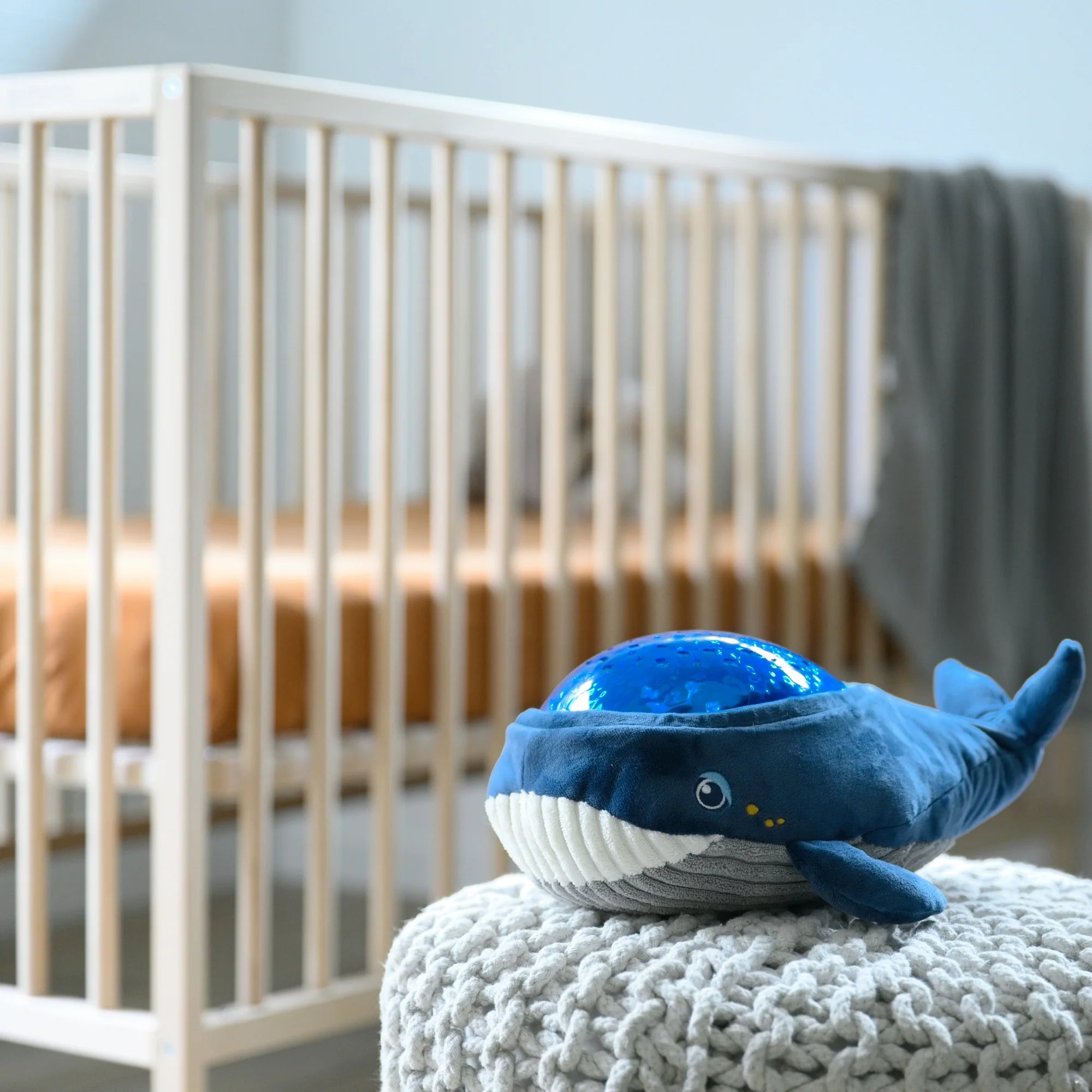 Bobbi Whale Projector - Starry Night Projector for Kids Room, Baby Nursery & Relaxation | Ocean Themed Night Light with Calming Sounds for Sleep & Meditation