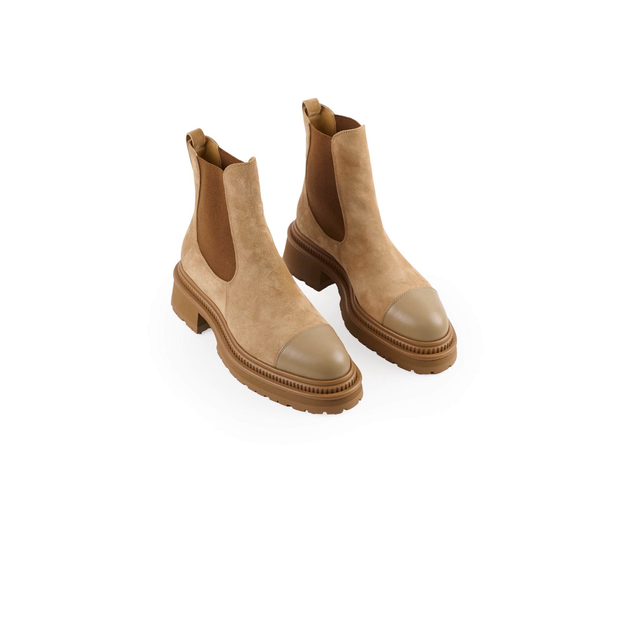 Chanel Light Brown Suede Boots Women's Size 36 | Luxury Fashion Booties for Fall & Winter Outfits