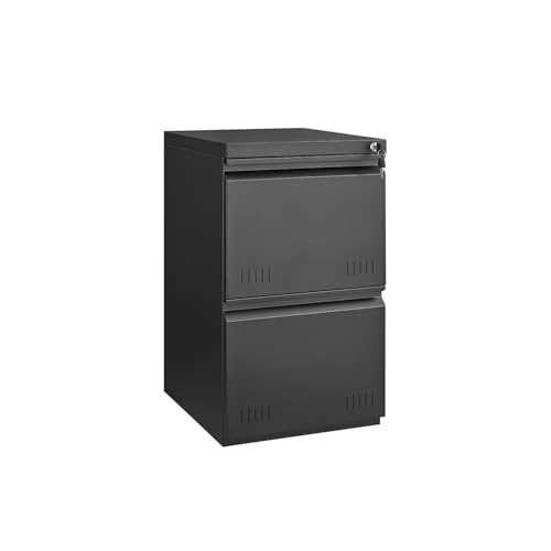 Matte Black - 2 Drawer Vertical