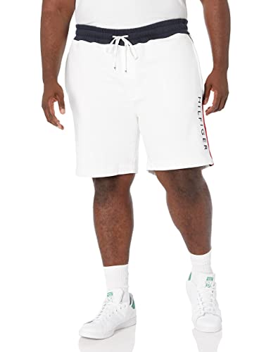 Tommy Hilfiger Men's Essential Fleece Sweatpants - Comfortable Casual Lounge Shorts for Home, Gym & Outdoor Activities