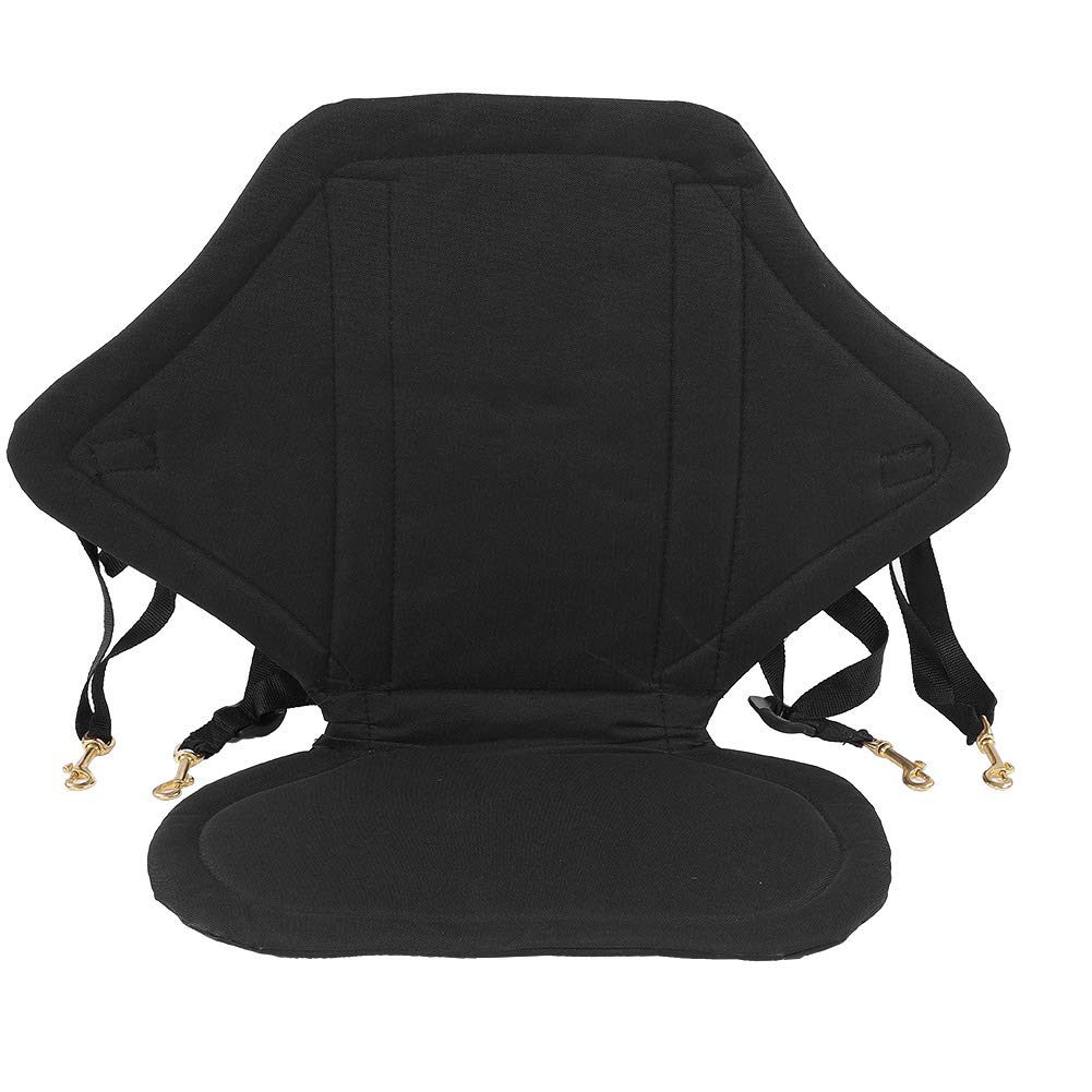 Premium Adjustable Kayak Seat with Padded Cushion & Backrest Support - Comfortable Canoe & Fishing Boat Seat for Kayaking, Canoeing, Rafting - Includes Storage Bag for Outdoor Water Sports & Adventure