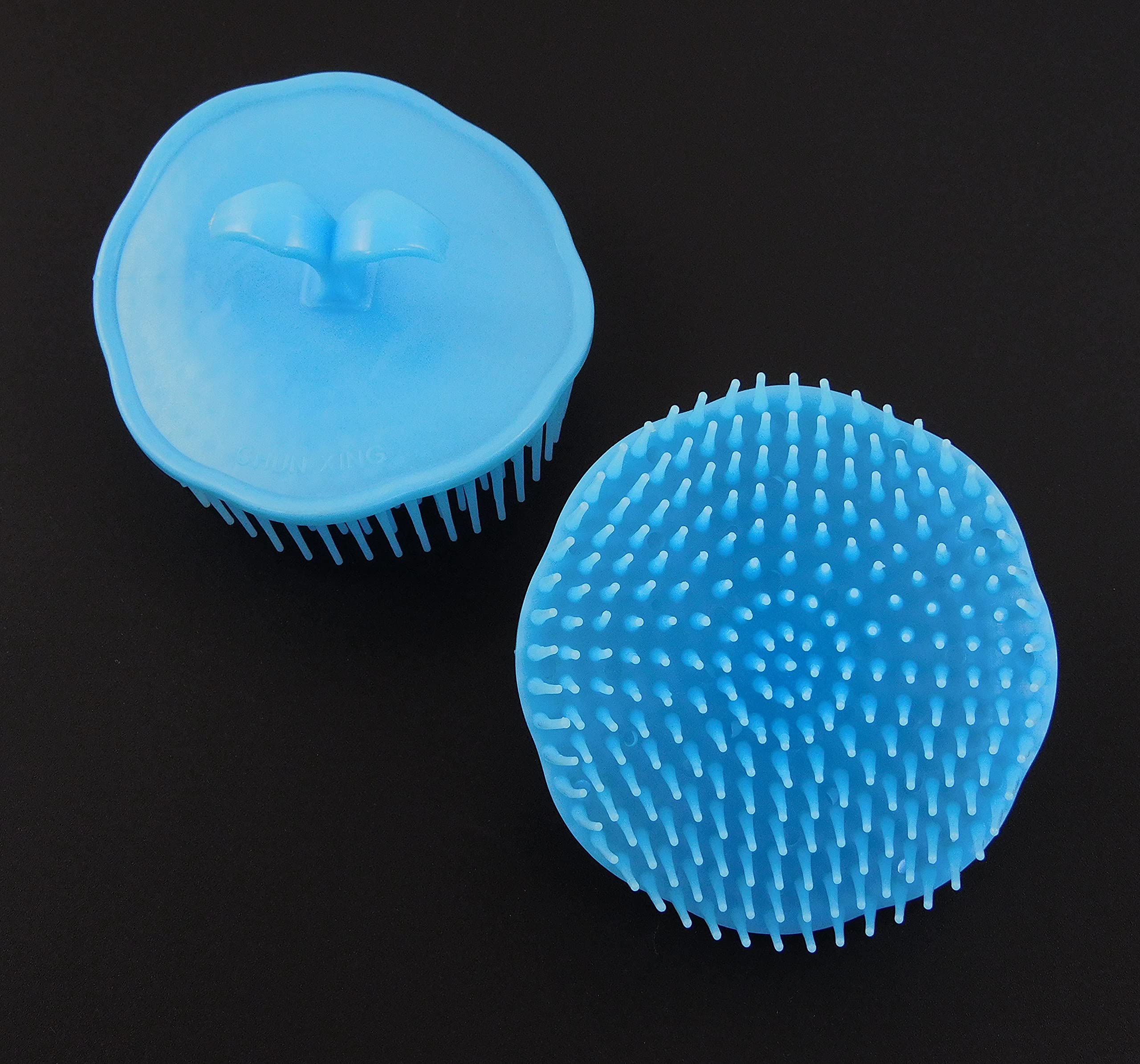2 Pack Scalp Massager Shampoo Brush for Hair & Body Care - Gentle Exfoliating & Relaxing Head Massage Tool for Shower, Bath, Salon & Home Spa Use