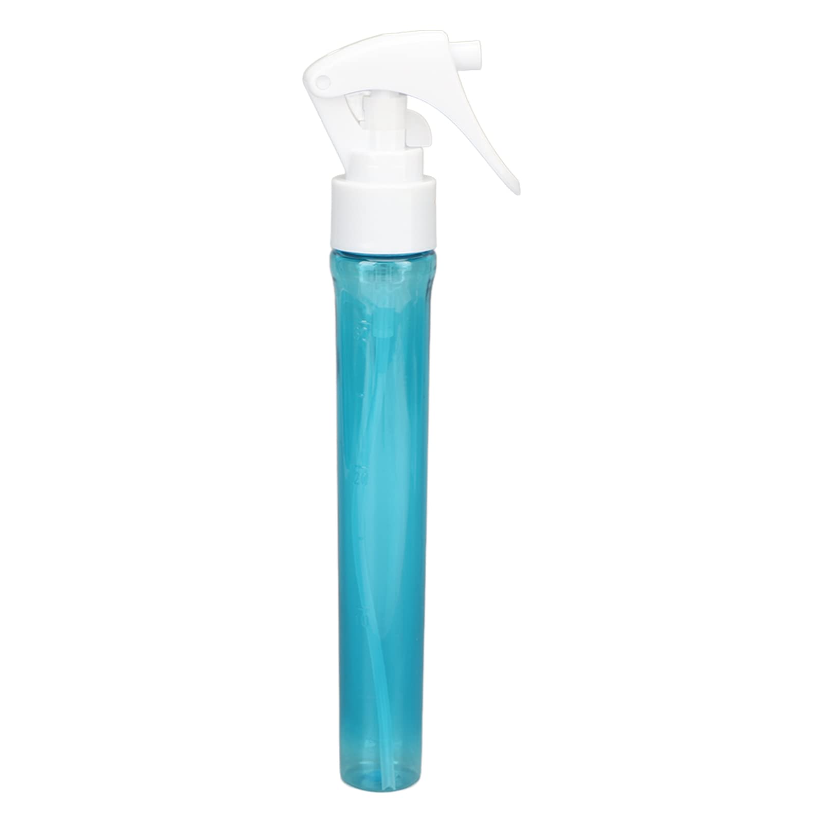Leakproof Ultra Fine Mist Continuous Water Hair Spray Bottle - Empty Refillable Plastic Sprayer for Hair Styling, Travel & Salon Use (Blue)