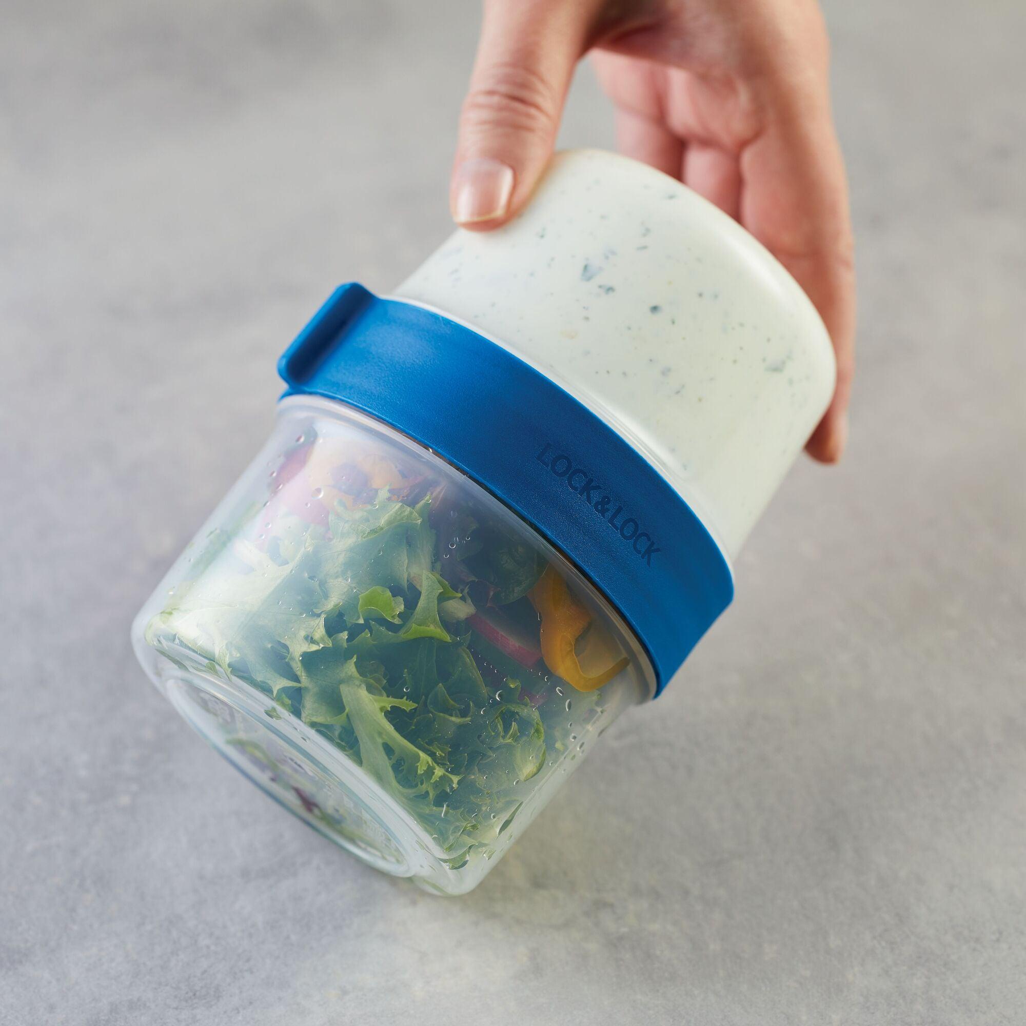 Easy Essentials Twist 10-Piece Two-Way Food Storage Set | BPA-Free Plastic Containers for Meal Prep & Leftovers | Perfect for Kitchen, Office & Picnics