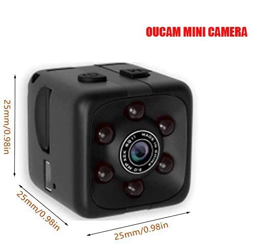 Mini Spy Camera with 32GB SD Card - HD Hidden Camera with Night Vision & Motion Detection | Wireless Nanny Cam for Home Security, Baby Monitor, Pet Surveillance & Office Use