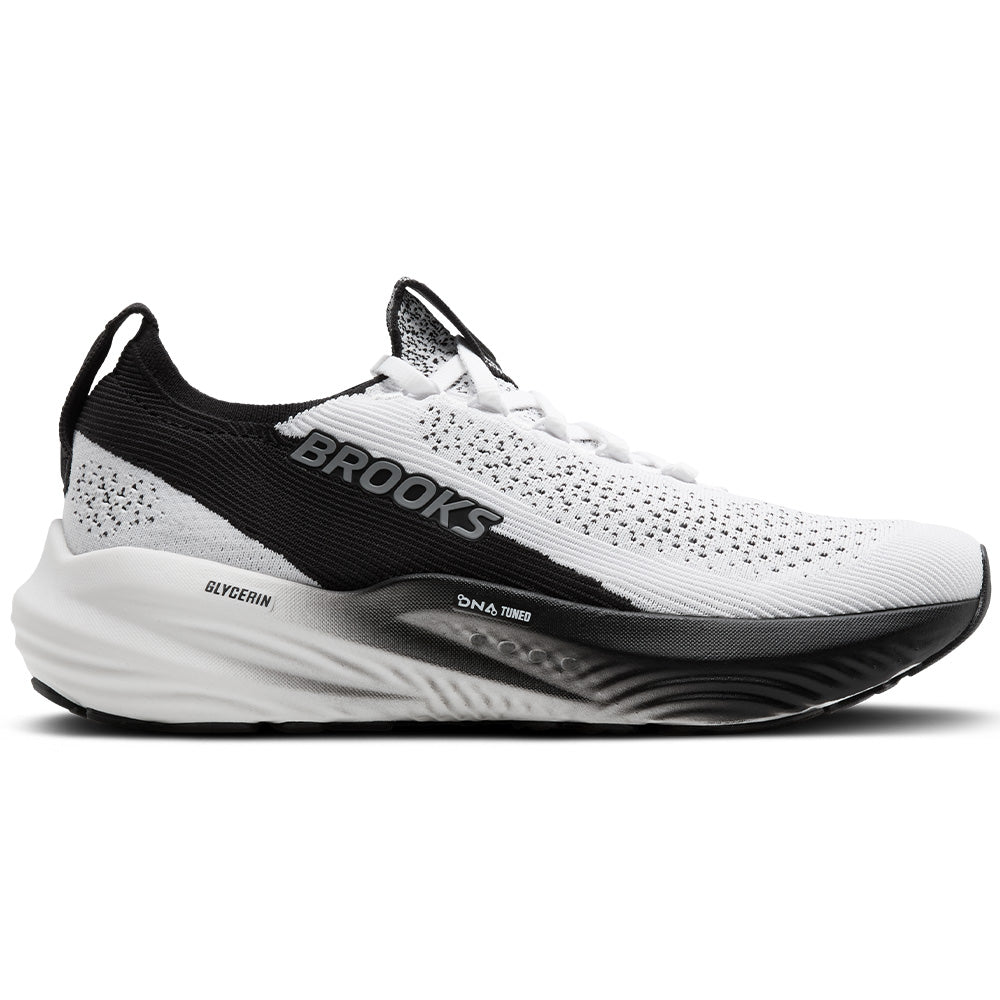 Brooks Glycerin StealthFit 22 Running Shoes for Men - Lightweight Cushioned Sneakers for Marathon Training & Road Running
