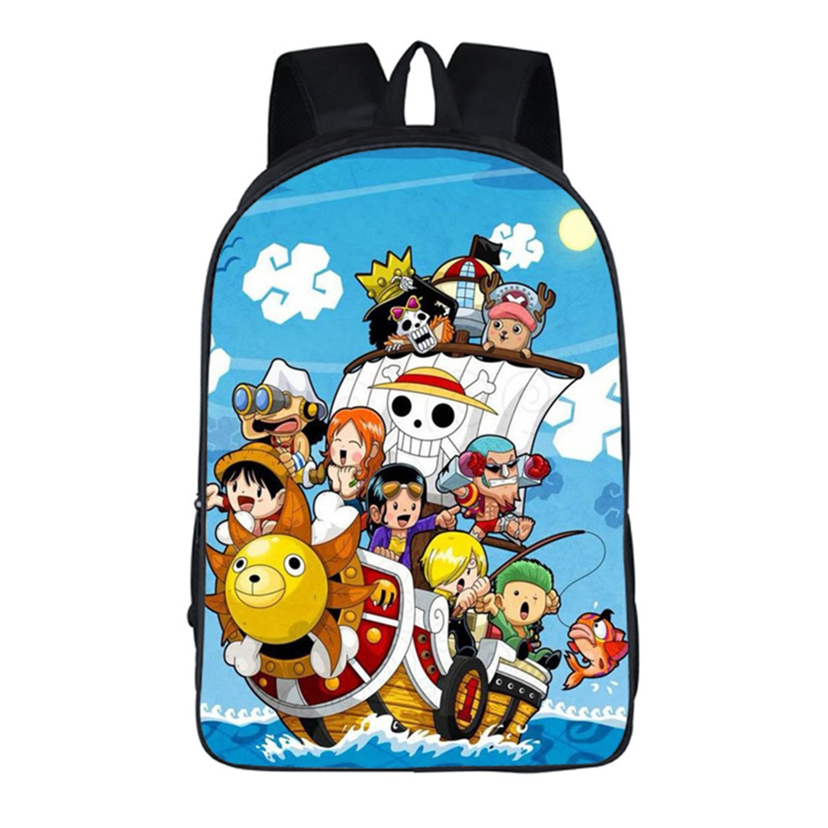 **One Piece Anime Backpack - GO2COSY School Bag for Students, Daypack, Bookbag, Satchel - Perfect for School, Travel & Cosplay (RF25)**