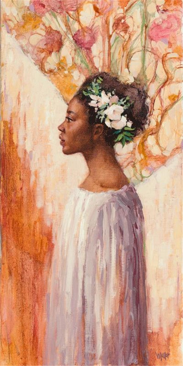 Angel of Mercy Gallery Wrap Canvas Art - Religious Home Decor for Living Room, Bedroom & Office - Inspirational Christian Wall Art