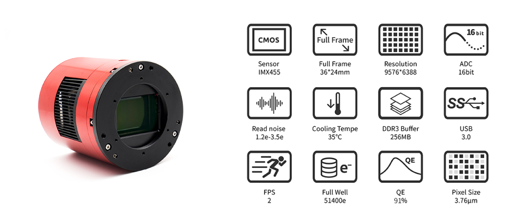 ASI6200MC Pro High-Performance Digital Camera (Color) - Perfect for Photography, Vlogging & Travel Adventures