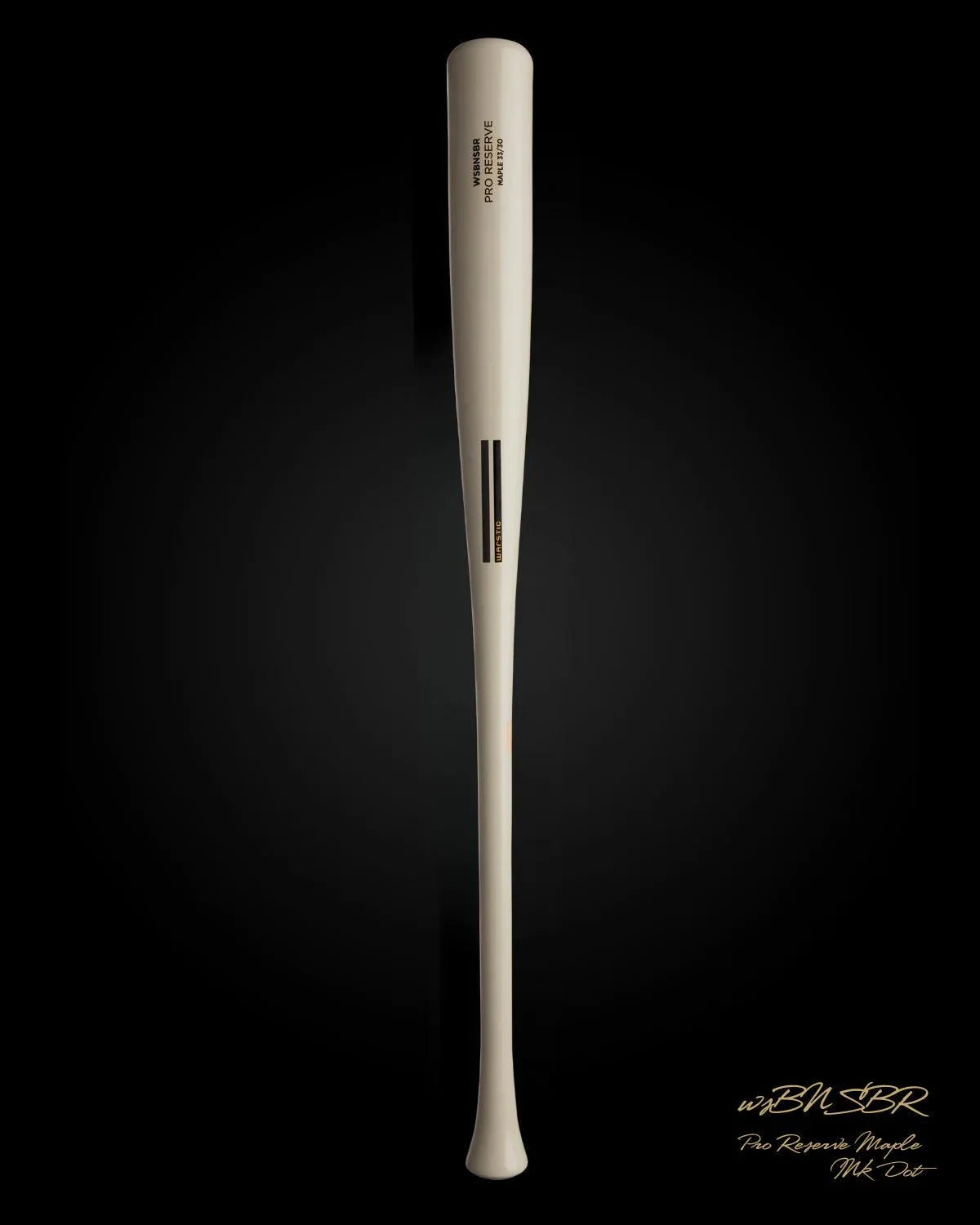 Warstic WSBonesaber Pro Reserve Navajo Bone Maple Wood Baseball Bat - Premium Handcrafted Baseball Bat for Professional Players & Collectors - Perfect for Games, Training, and Display