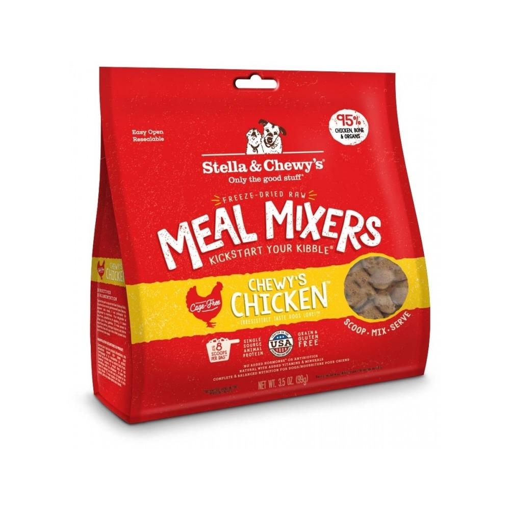 Grain-Free Freeze-Dried Cage-Free Chicken Dog Food Topper - High Protein Meal Mixer for Small & Large Dogs - Perfect for Kibble, Wet Food & Homemade Dog Meals