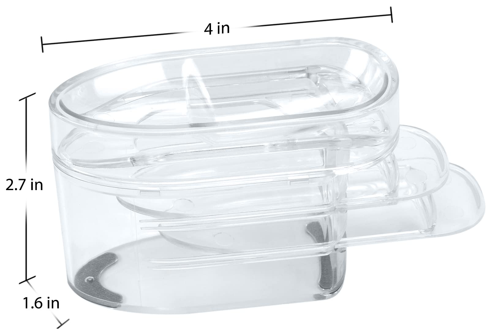 Professional Nail Dip Powder Recycling System & French Dip Nail Tray - Transparent Dip Nail Accessories Kit for Salon & Home Manicures | Perfect for DIY Nail Art & Professional Nail Technicians