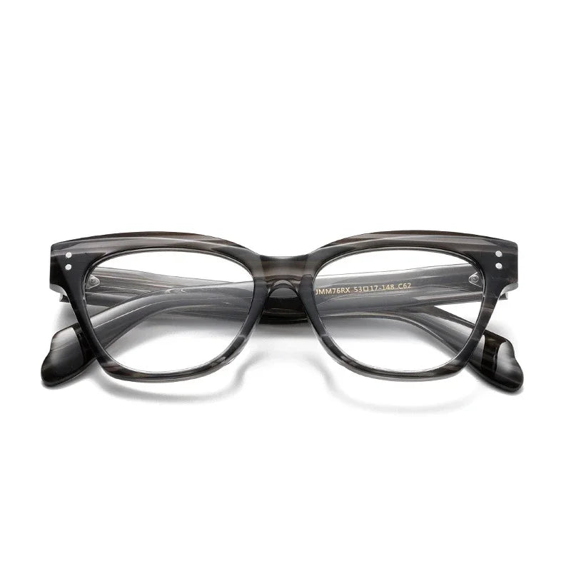 Aror Women's Full Rim Square Cat Eye Thick Acetate Eyeglasses Frame 492761 - Stylish Retro Glasses for Work, Reading & Fashion Accessories