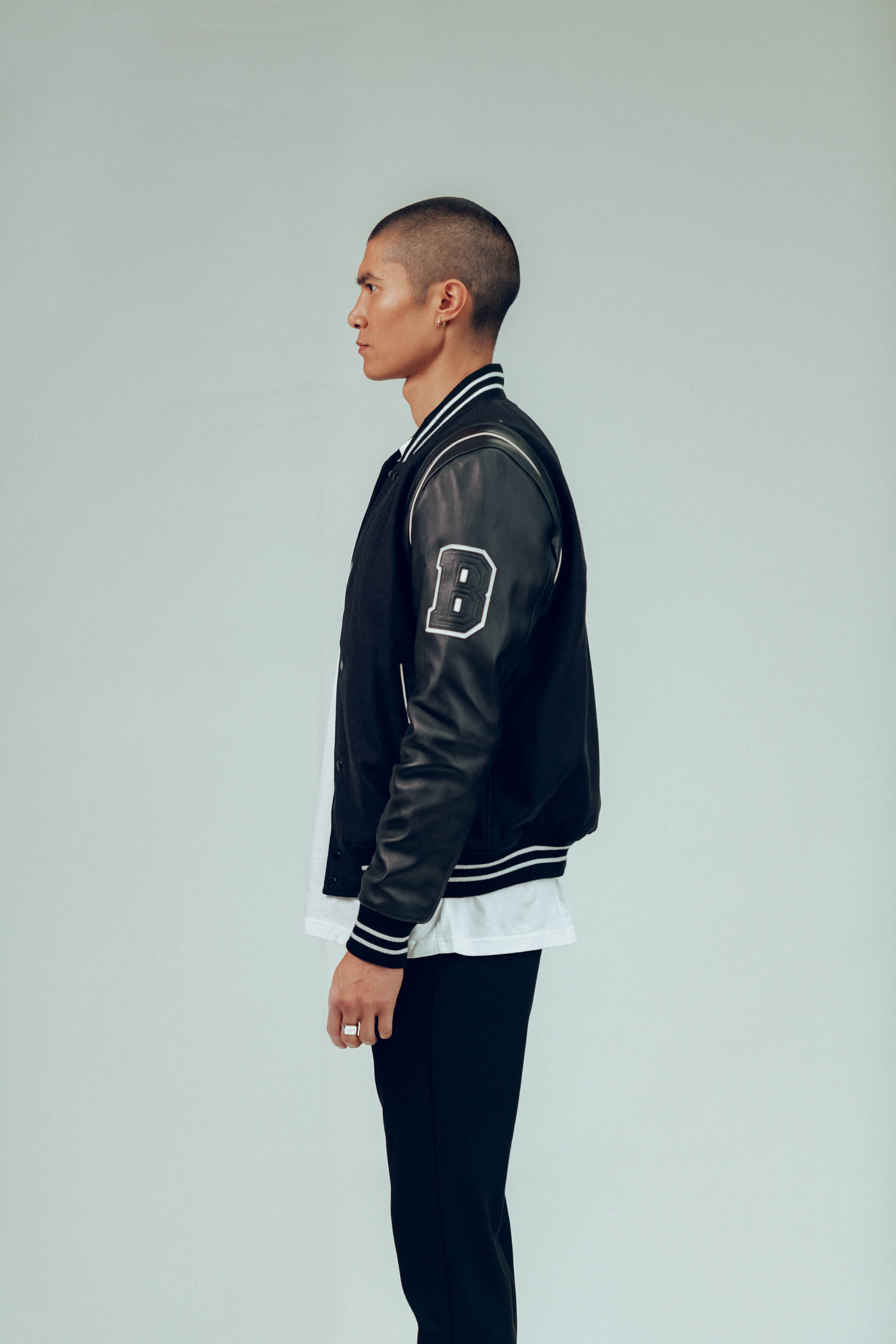 BODA Varsity Jacket for Men - Classic Letterman Style with Snap Button Closure | Perfect for School, Sports & Casual Wear