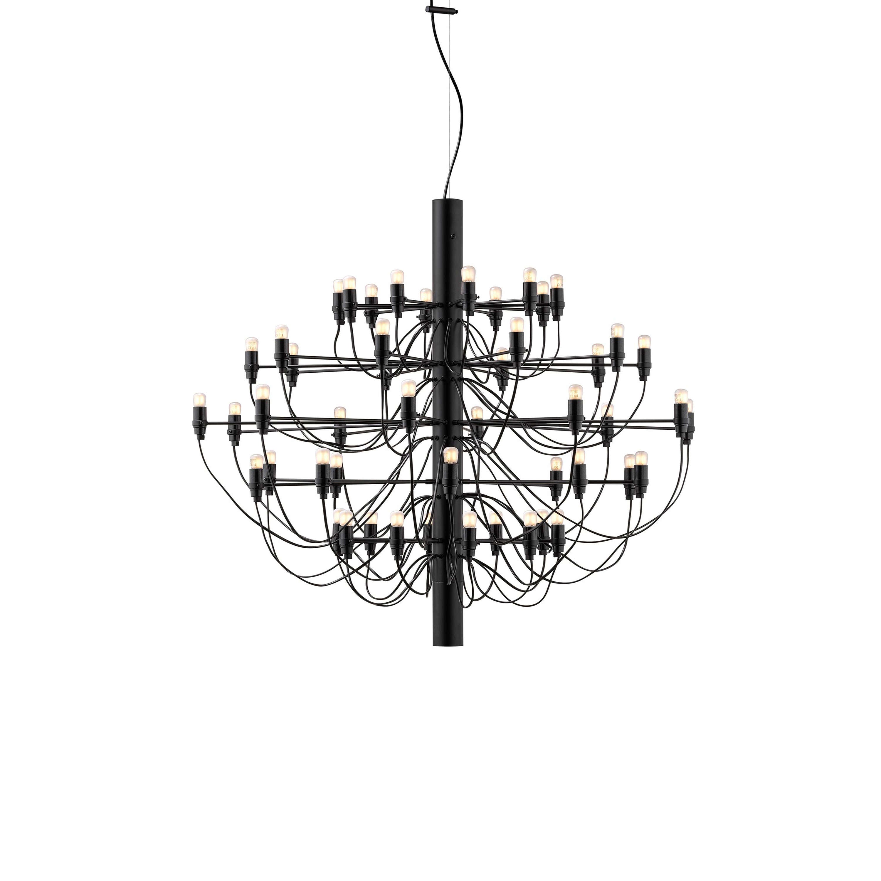 2097/50 Suspension Lamp - Modern Industrial Pendant Light with Adjustable Height for Kitchen Island, Dining Room, and Living Room Decor