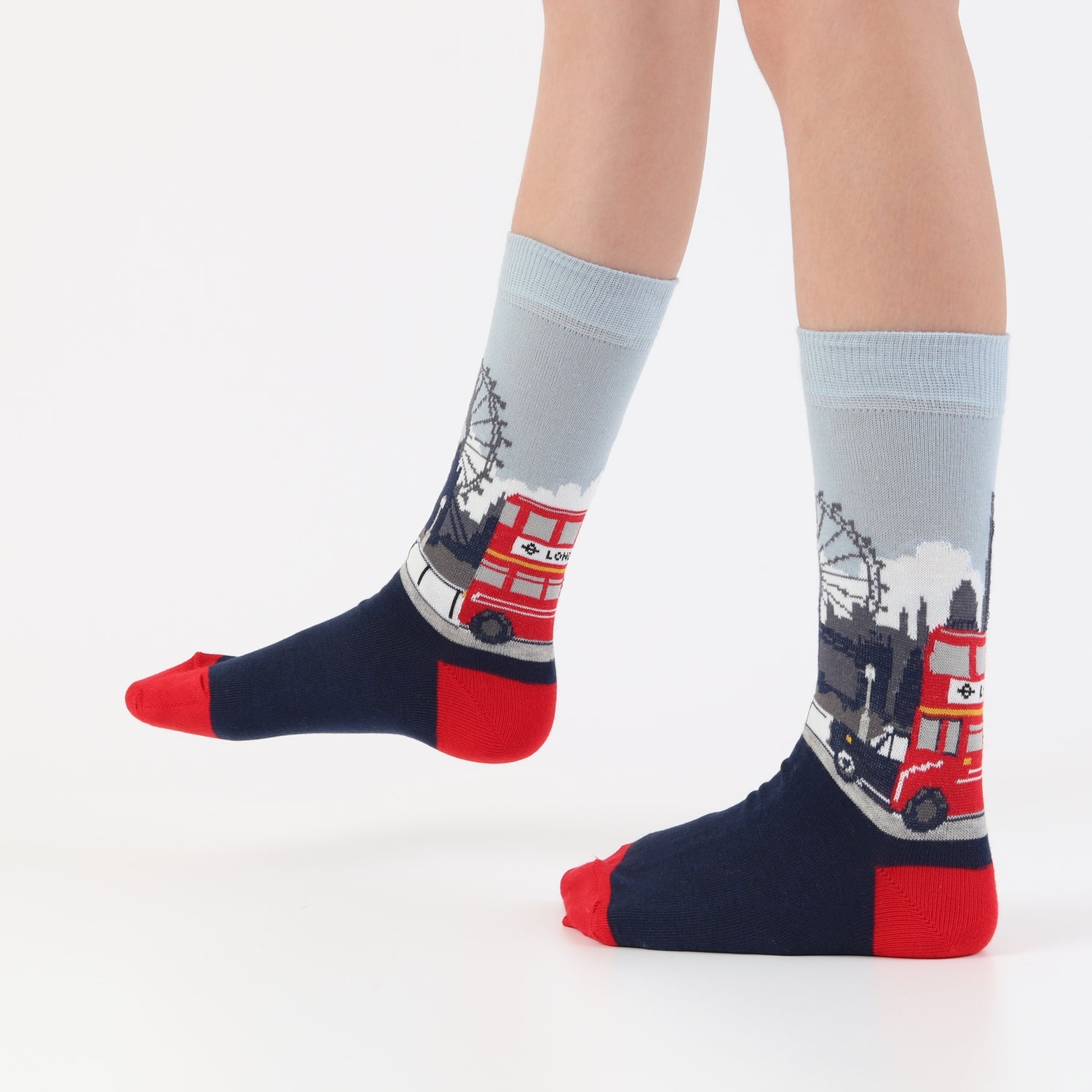 London Themed Cotton Socks for Kids - Comfortable & Stylish Children's Socks for School, Travel & Everyday Wear