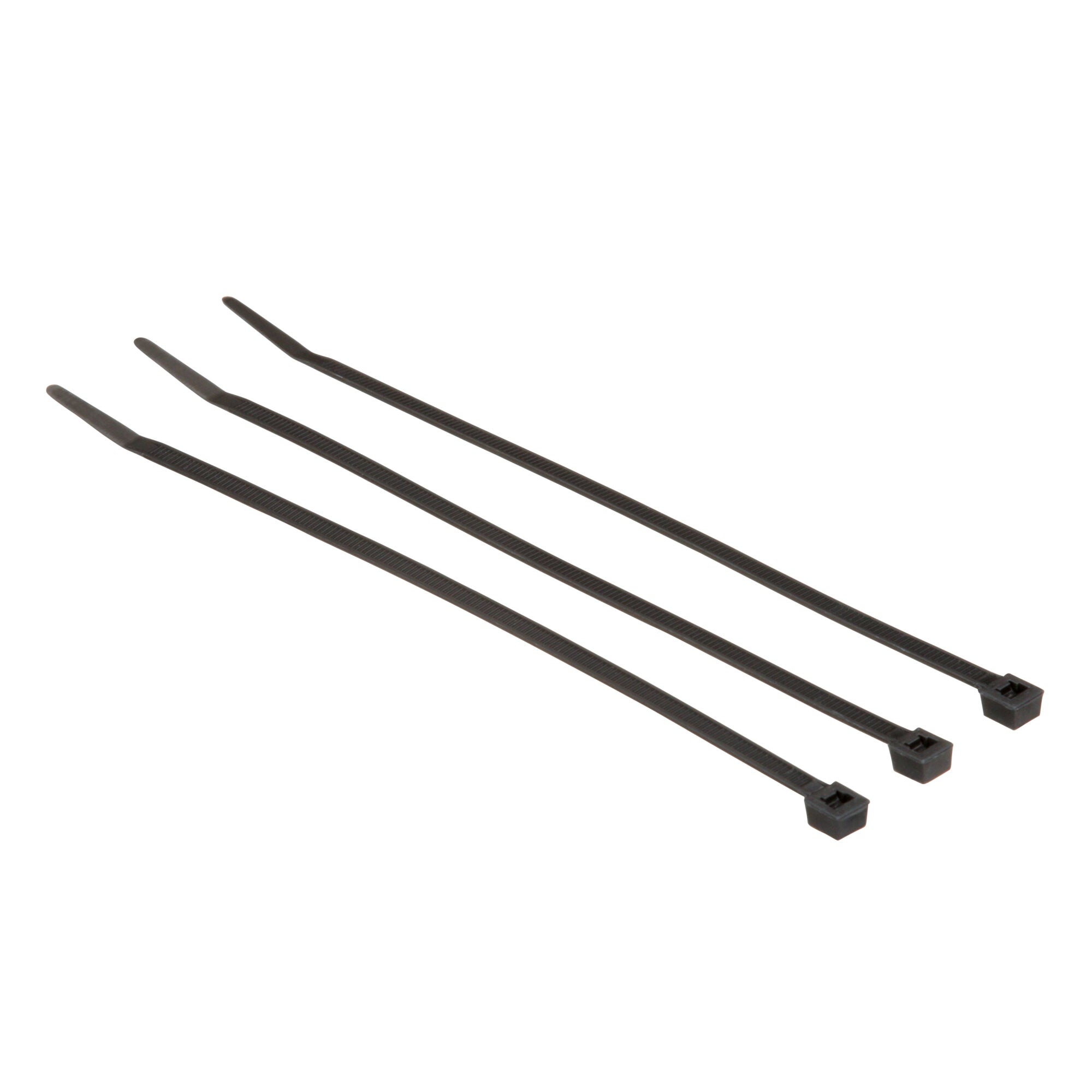 3M CT8BK50 Black Cable Ties 8-Inch 50-Pack - Heavy Duty Nylon Zip Ties for Organizing Wires, Cables, and Home Office Use