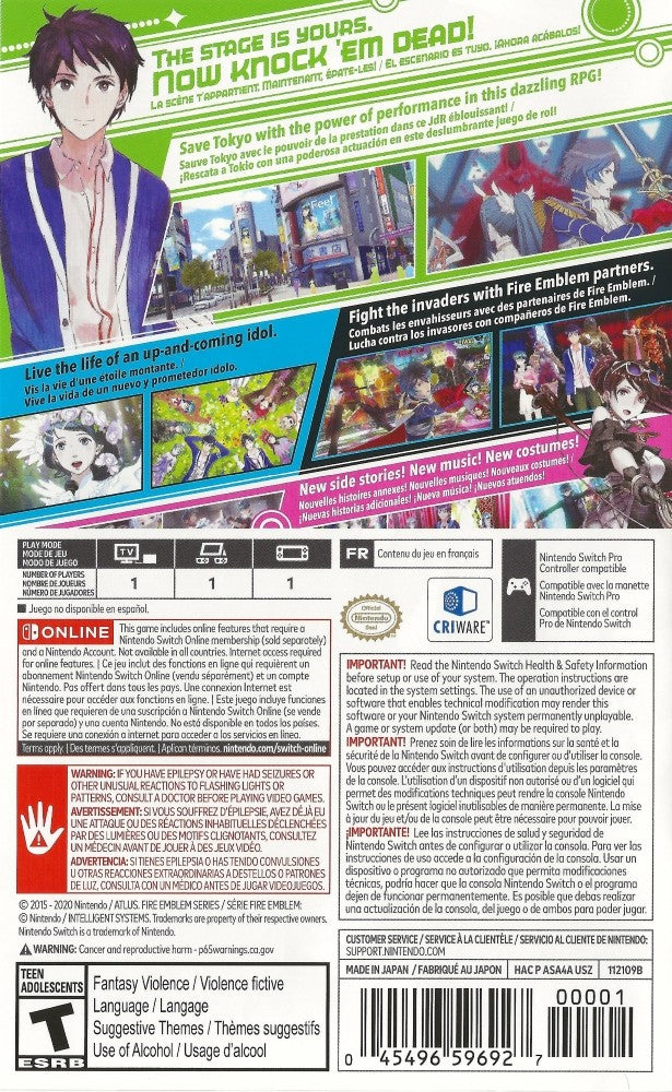 Tokyo Mirage Sessions #FE Encore - Nintendo Switch JRPG Game | Anime-Style Adventure with Fire Emblem Characters | Perfect for RPG Fans and Anime Lovers | Play at Home or On-The-Go