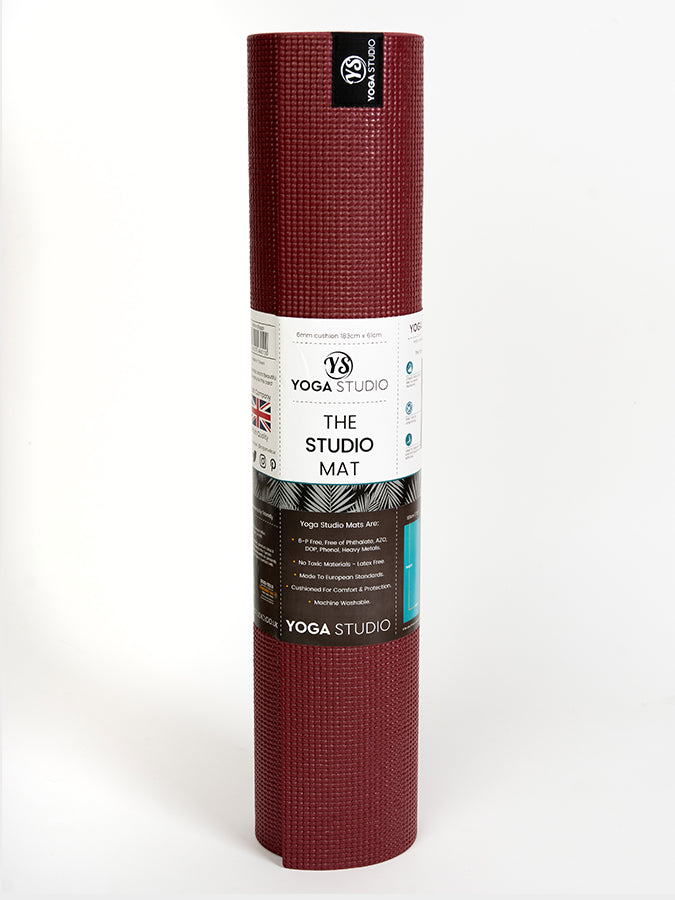 Premium Non-Slip 6mm Thick Yoga Mat for Hot Yoga & Home Workouts - Eco-Friendly TPE Exercise Mat with Carrying Strap - Ideal for Pilates, Gym & Studio Practice