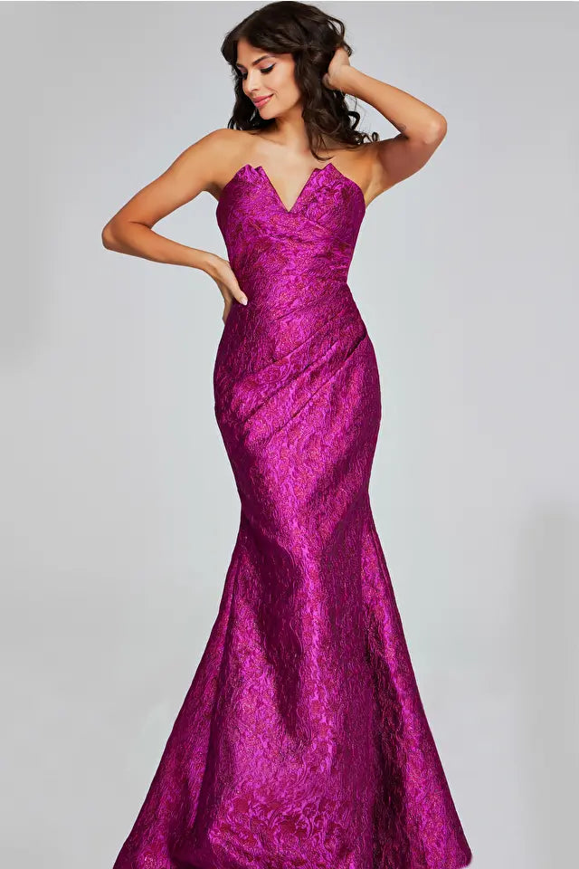 Jovani 39114 Elegant Evening Gown for Women - Formal Party Dress with Beaded Bodice & Flowy Skirt - Perfect for Prom, Homecoming, Black Tie Events & Special Occasions
