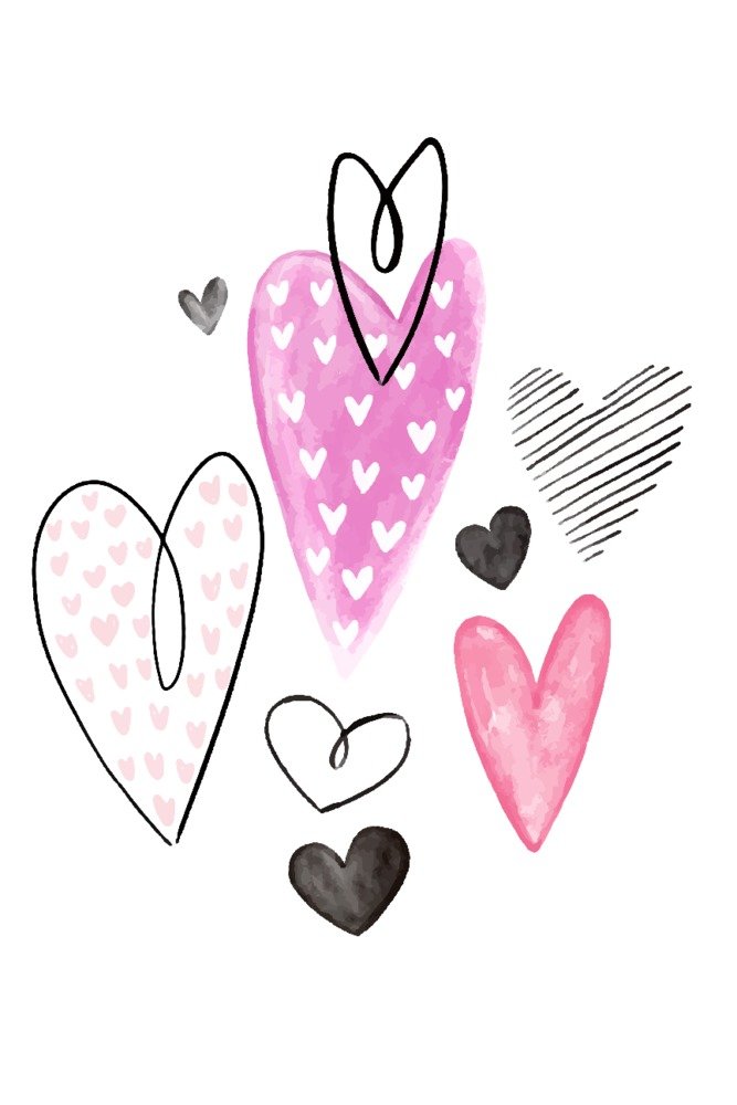 Hearts Metal Wall Art - 12x18 Gallery Quality Aluminum Decor for Valentine's Day, Home & Office Decoration | Perfect for Romantic Gifts, Wedding Decor & Bedroom Accents