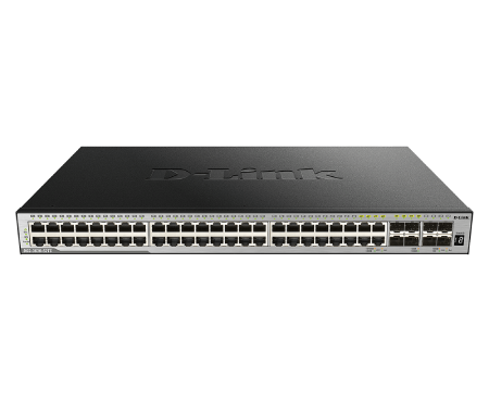 D-Link DGS-3630-52TC 52-Port Layer 3 Stackable Managed Gigabit Switch - High Performance Network Switch for Business & Enterprise Use - Ideal for Data Centers, Server Rooms & Office Networks
