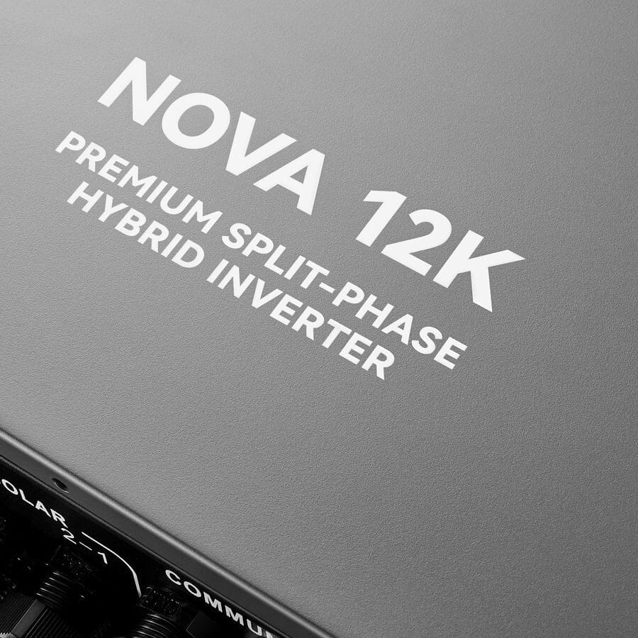 Rich Solar NOVA 12K 48V Split Phase Hybrid Inverter | 10,000W Output 120V/240V | 12,000W Solar PV Input | UL Certified | Perfect for Off-Grid Homes, RVs & Solar Power Systems