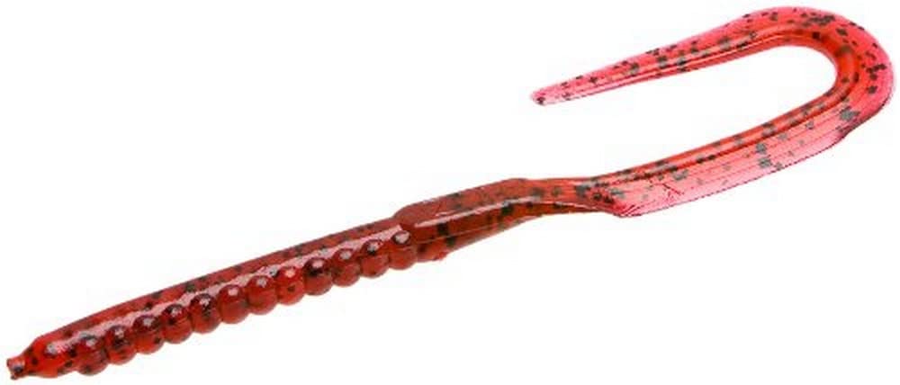 Zoom U Tail Worm Fishing Lures - Pack of 20 Soft Plastic Baits for Bass, Trout & Walleye - Perfect for Freshwater & Saltwater Fishing