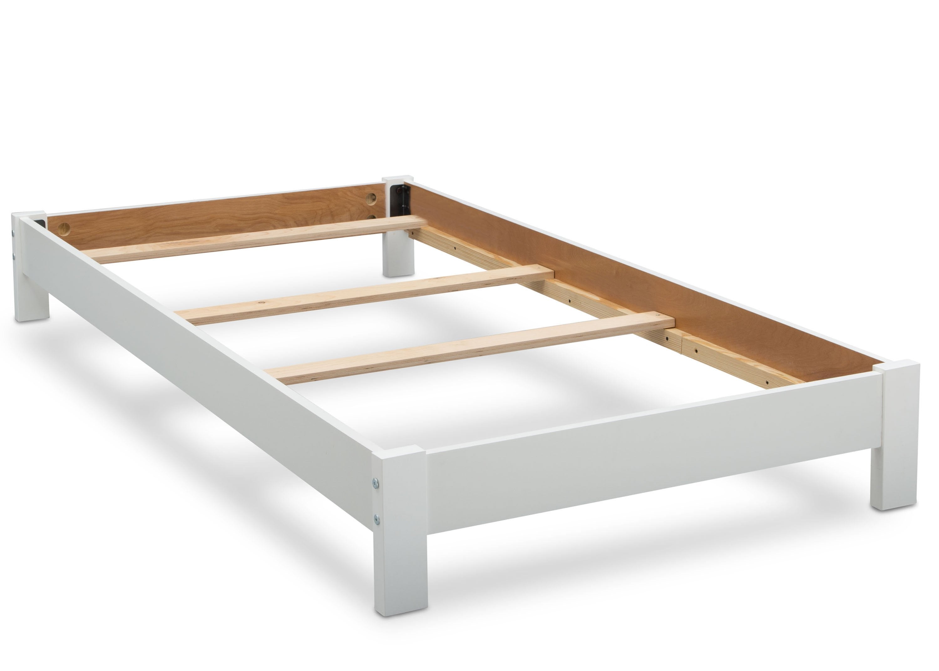 Platform Twin Bed Frame - Sturdy Metal Bed Base with Wood Slats for Support - Perfect for Kids, Teens & Guest Rooms - Easy Assembly & Space-Saving Design
