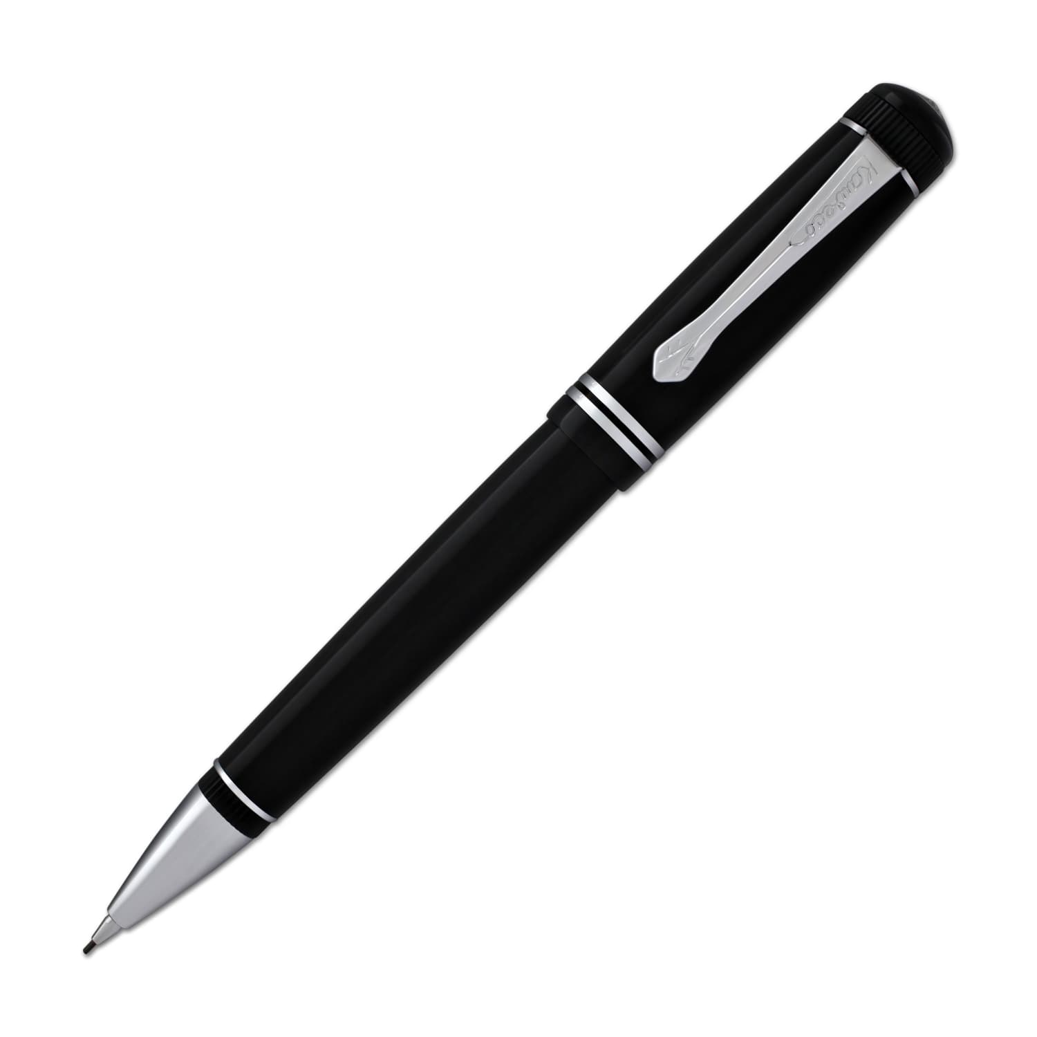 Kaweco Dia2 0.7mm Mechanical Pencil - Black & Silver Writing Instrument for Artists, Students & Professionals | Perfect for Sketching, Note-Taking & Technical Drawing