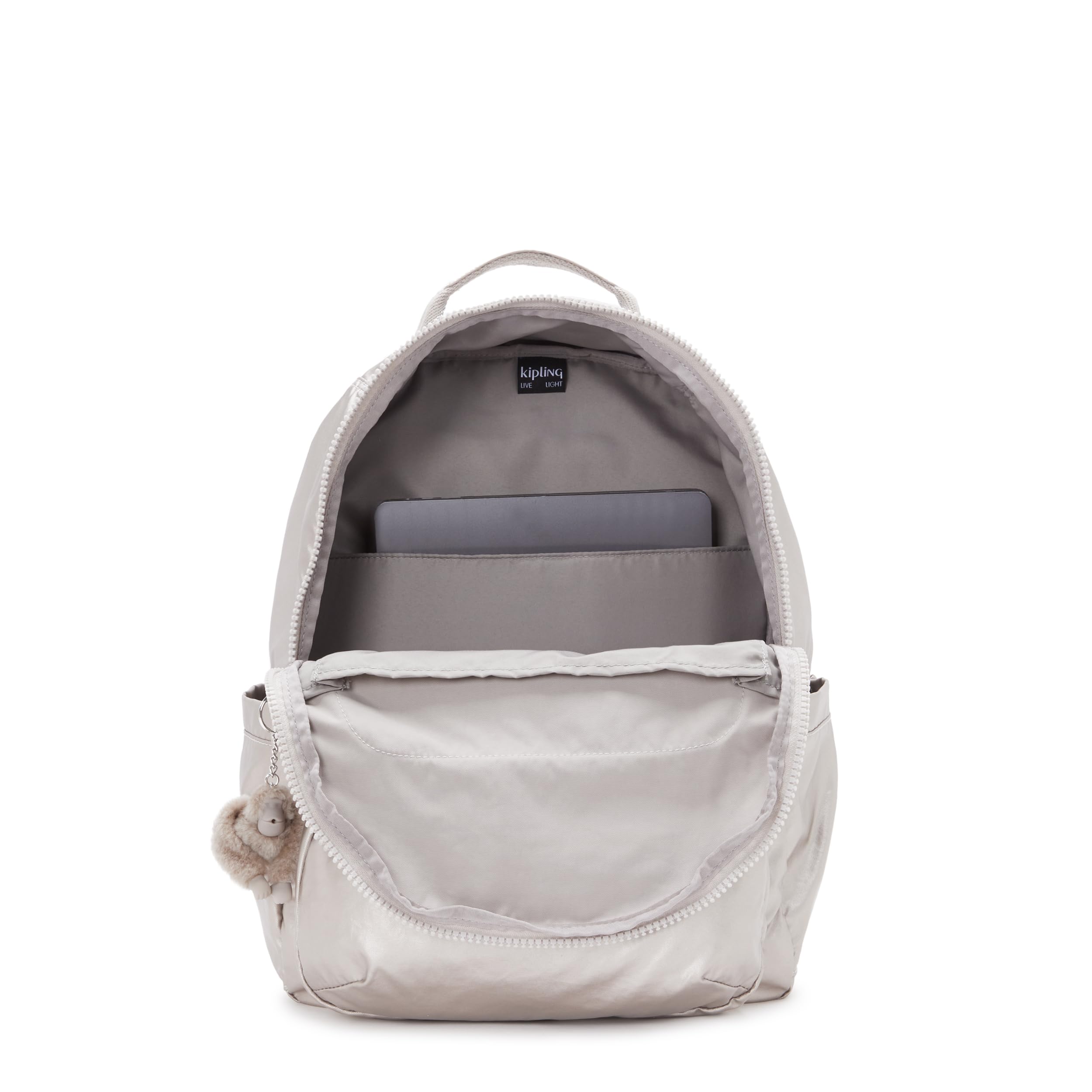 Kipling SEOUL Large Backpack for Women & Men - Lightweight Travel Laptop Backpack with USB Charging Port, Water Resistant College School Bag for Work, Commuting & Outdoor Adventures