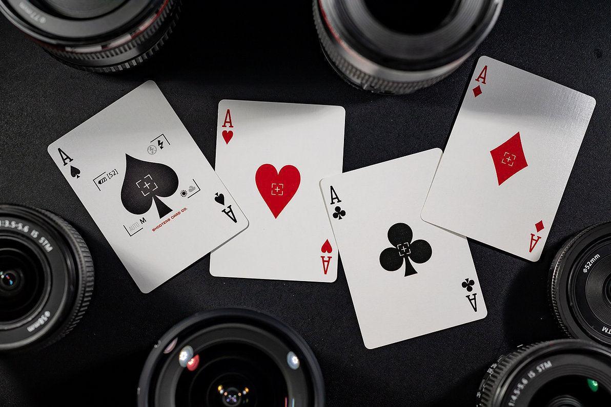 Shooters Playing Cards - Black Special Edition Poker Deck for Card Games, Magic Tricks & Collectors | Premium Quality, Unique Design, Perfect for Parties & Game Nights