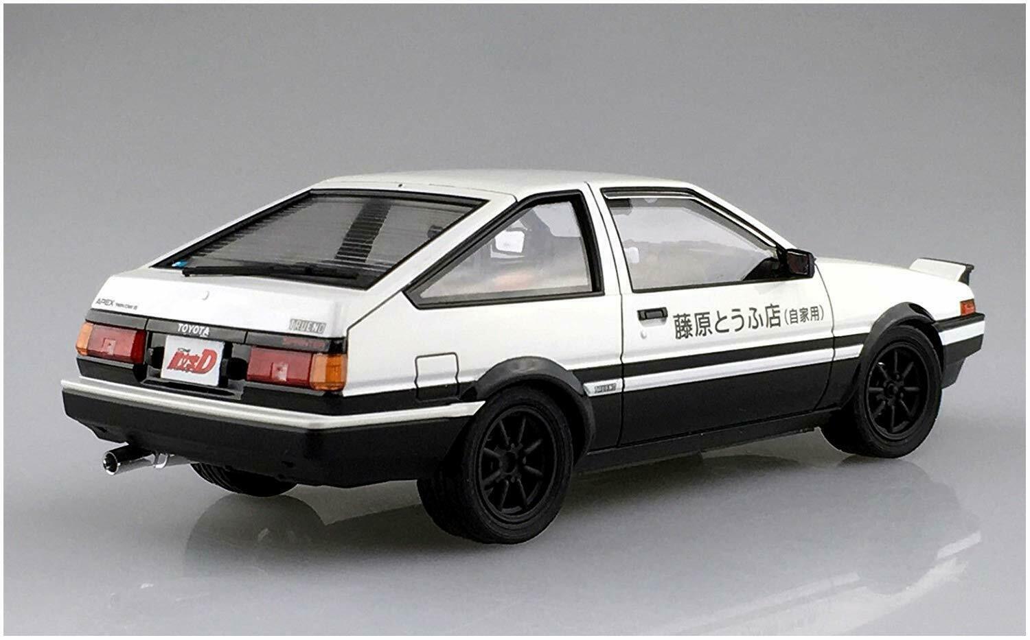 1/24 Scale Aoshima Initial D Takumi Fujiwara Toyota 86 Trueno Model Kit - Anime Car Building Set for Collectors & Hobbyists | Perfect for Display, Gifts & Anime Enthusiasts