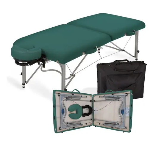 Earthlite Luna Portable Massage Table - Lightweight & Adjustable Professional Massage Bed for Home & Spa Use - Perfect for Therapists, Chiropractors & Home Wellness