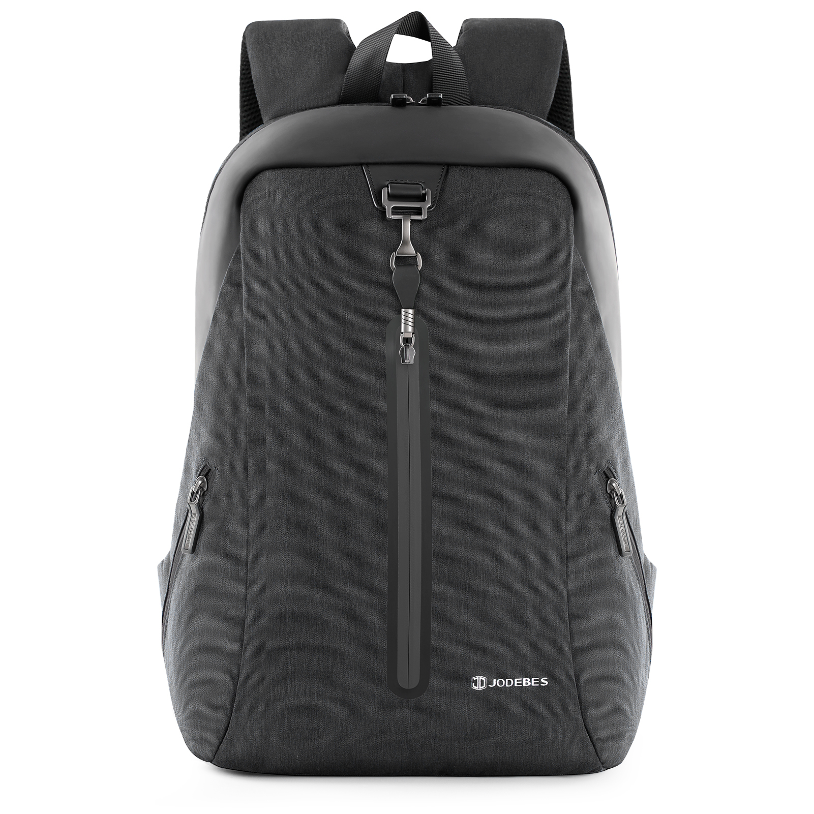 Anti-Theft Business Laptop Backpack for Men & Women - 15.6 Inch Travel Backpack with Hidden Pocket & Carabiner Lock - Water-Resistant Computer Bag for Work, School, College, Commuting & Air Travel (BG-1012, Black)