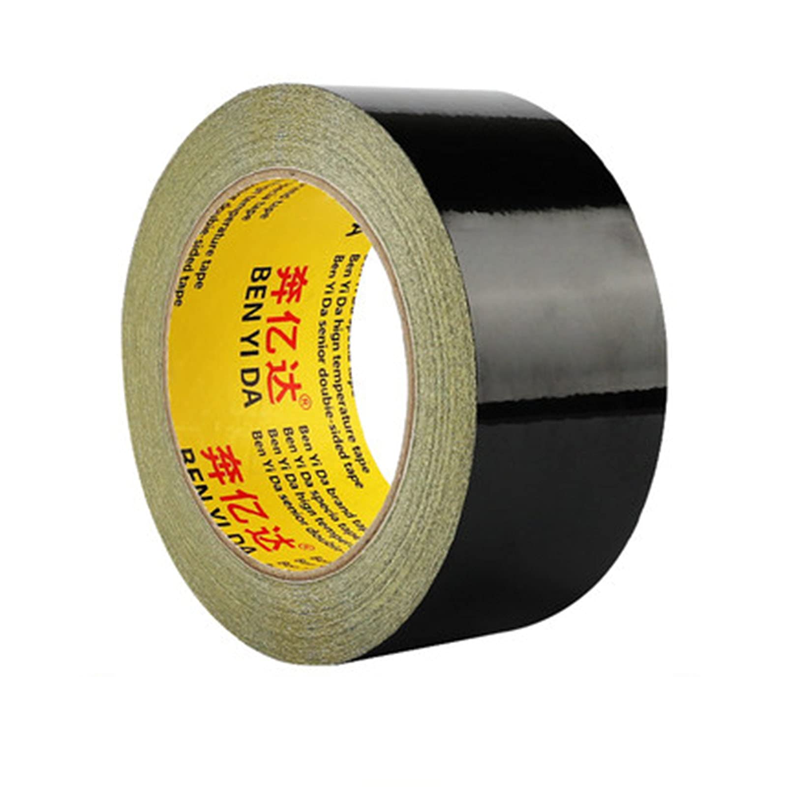 Verdelz 10cm x 25m Black Hazard Tape - Social Distancing Floor Marking Tape for Indoor & Outdoor Use - Perfect for Steps, Ramps, Walkways, Decks, and Public Spaces - Durable Adhesive Barrier Tape for Safety & Crowd Control