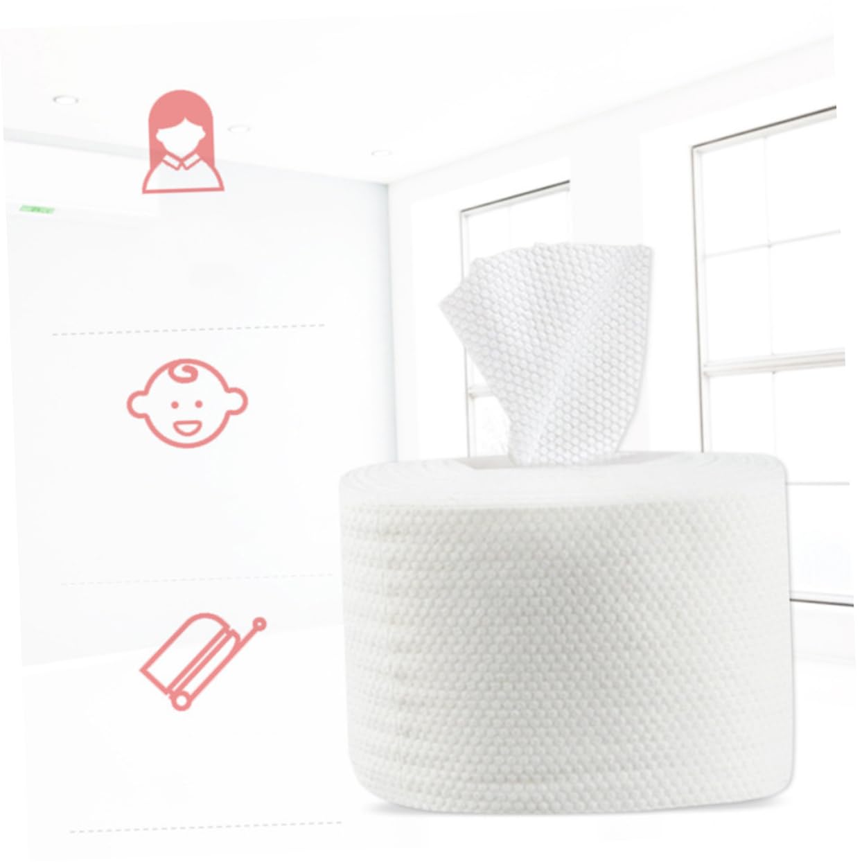 40Pcs Dual-Use Makeup Remover Wipes & Face Towels for Women - Travel & Daily Skincare
